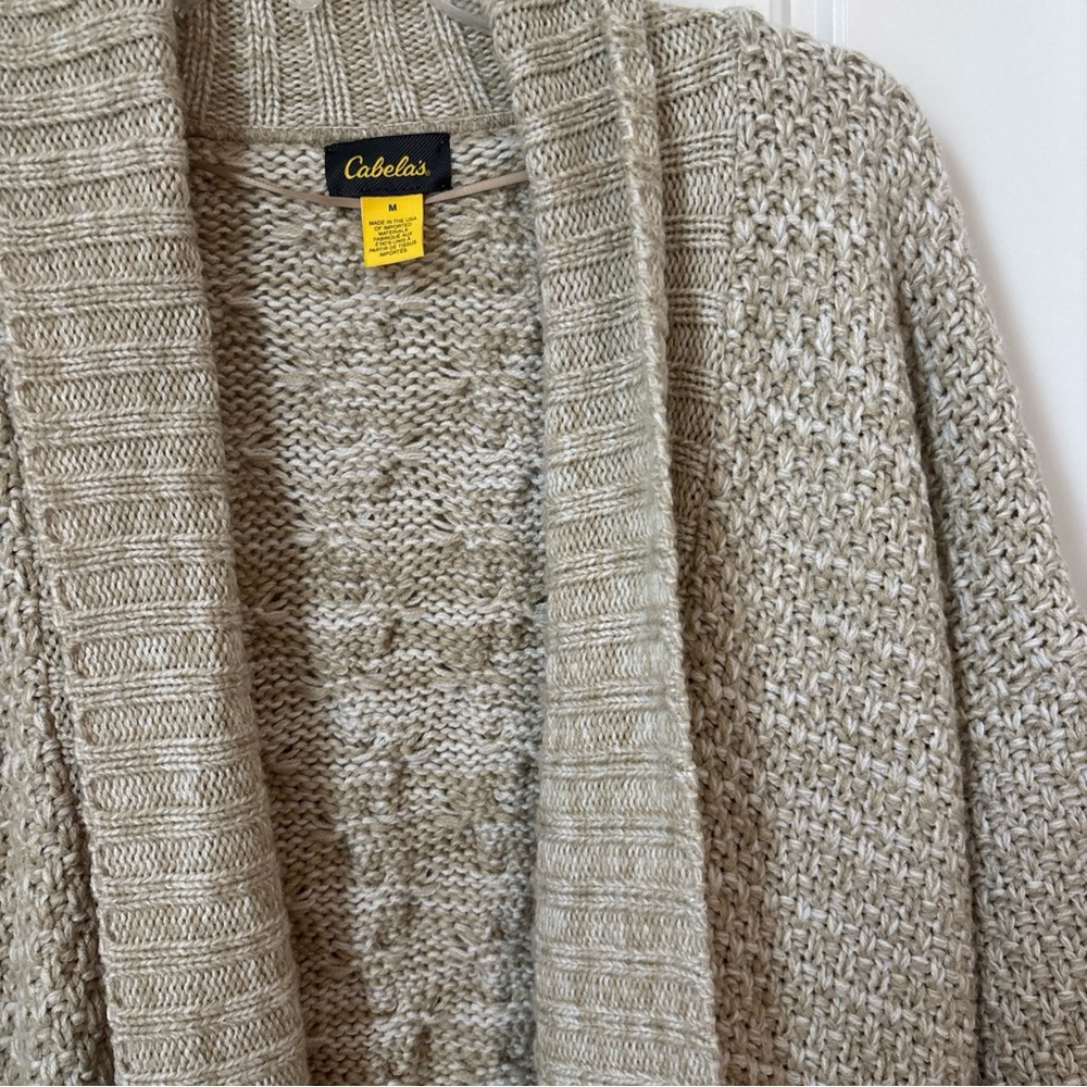 Cabela's Women's Beige Cardigan Sweater - Picture 4 of 12